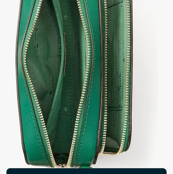 Kate Spade Staci Green Leather Crossbody Bag - Picture 3 of 12